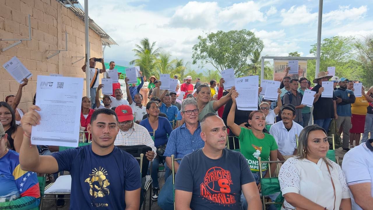 Soberanía y justicia en el campo: Entregados 289 títulos agrarios a campesinos y campesinas de Yaracuy